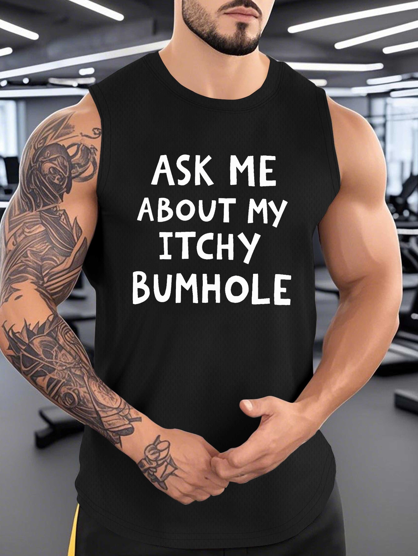 Summer Outdoor Clothing - Men's Itchy Bottom Blouse - Fun