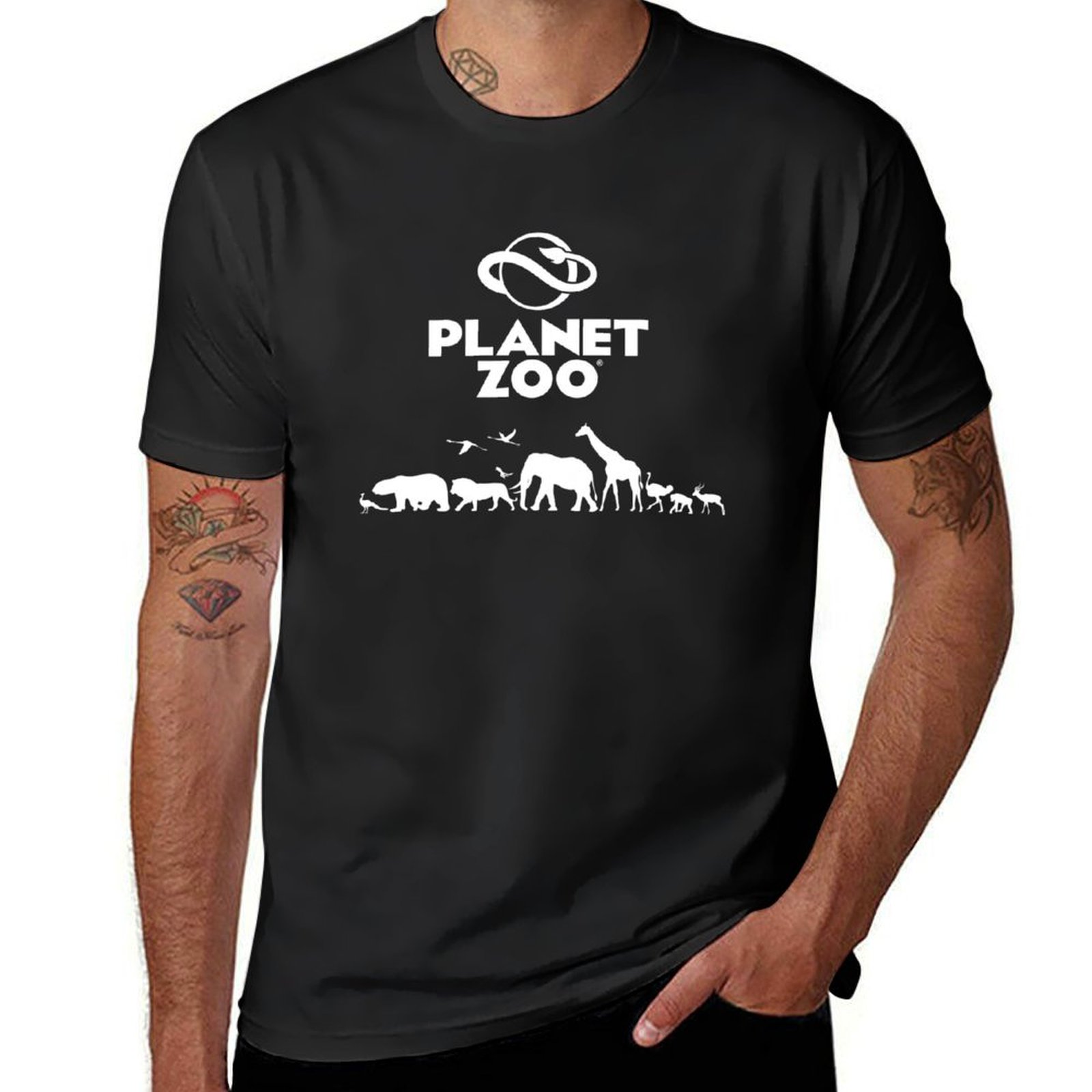 Summer Clothing Essentials Men - Planet Zoo Essential T-Shirt plain vintage