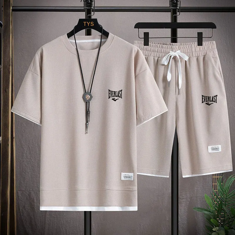 Summer Clothing Patterns - 2026 Waffle Pattern 2 Piece Men