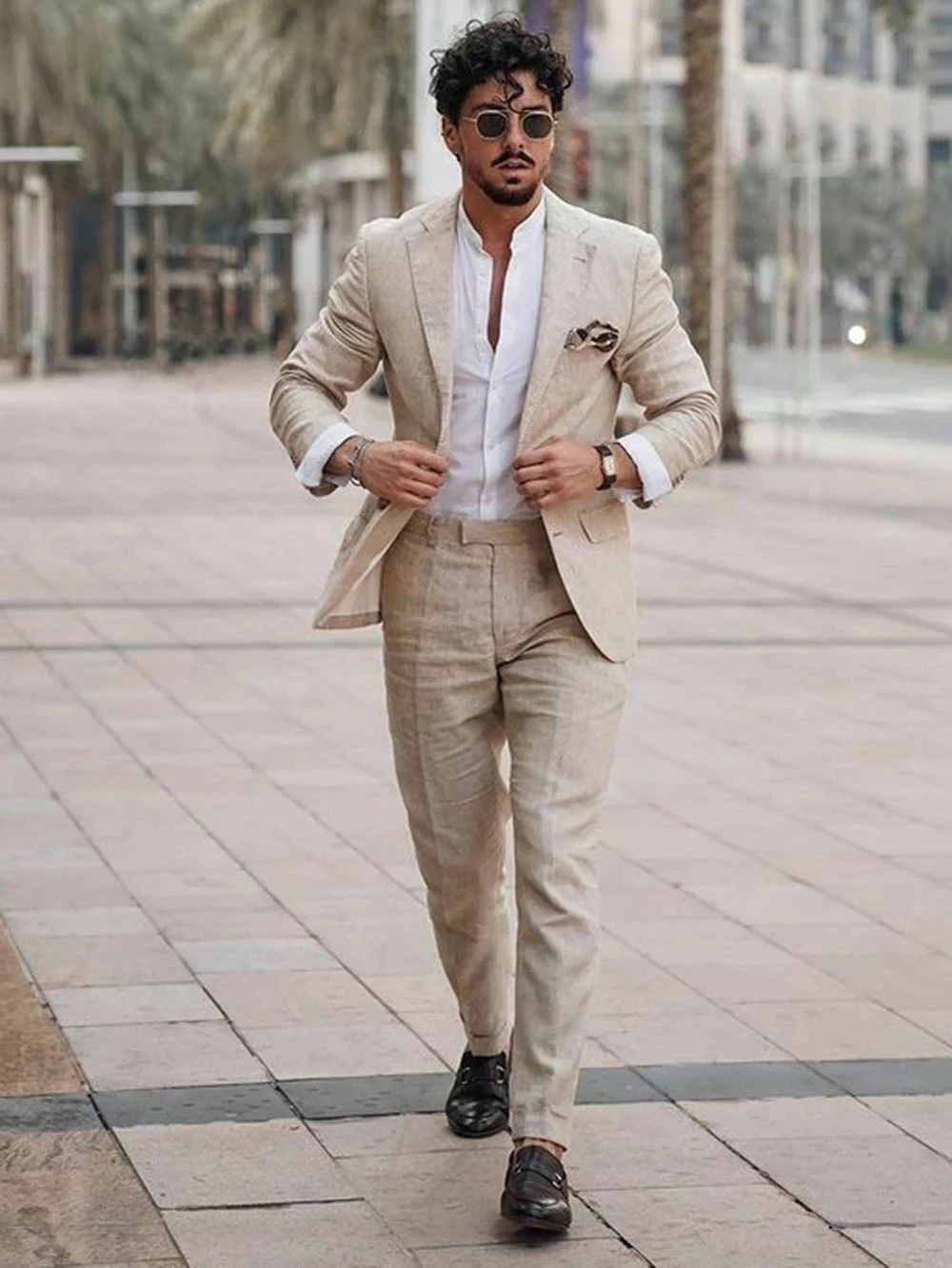 Summer Beach Business Linen Me - Summer Clothing Men Linen recensione e prezzo