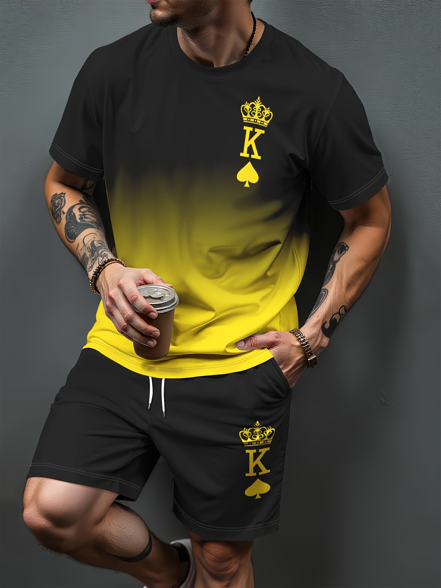 Gradient Letter Pattern 3D Pri - Summer Clothing Patterns recensione e prezzo