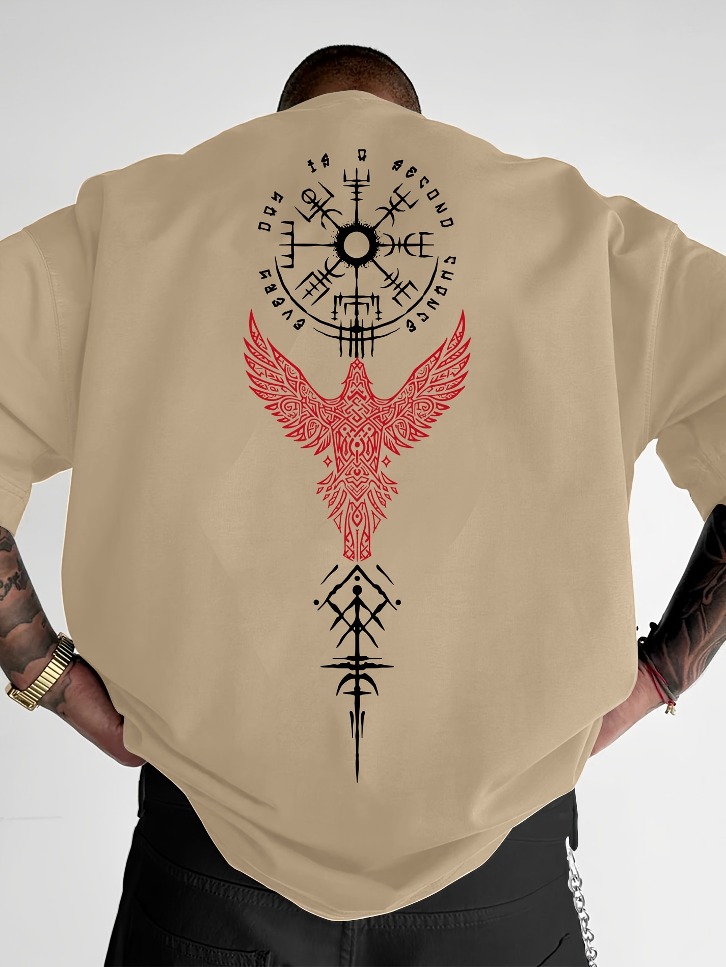 Norse Viking Raven and Rune Pr - Summer Viking Clothing recensione e prezzo