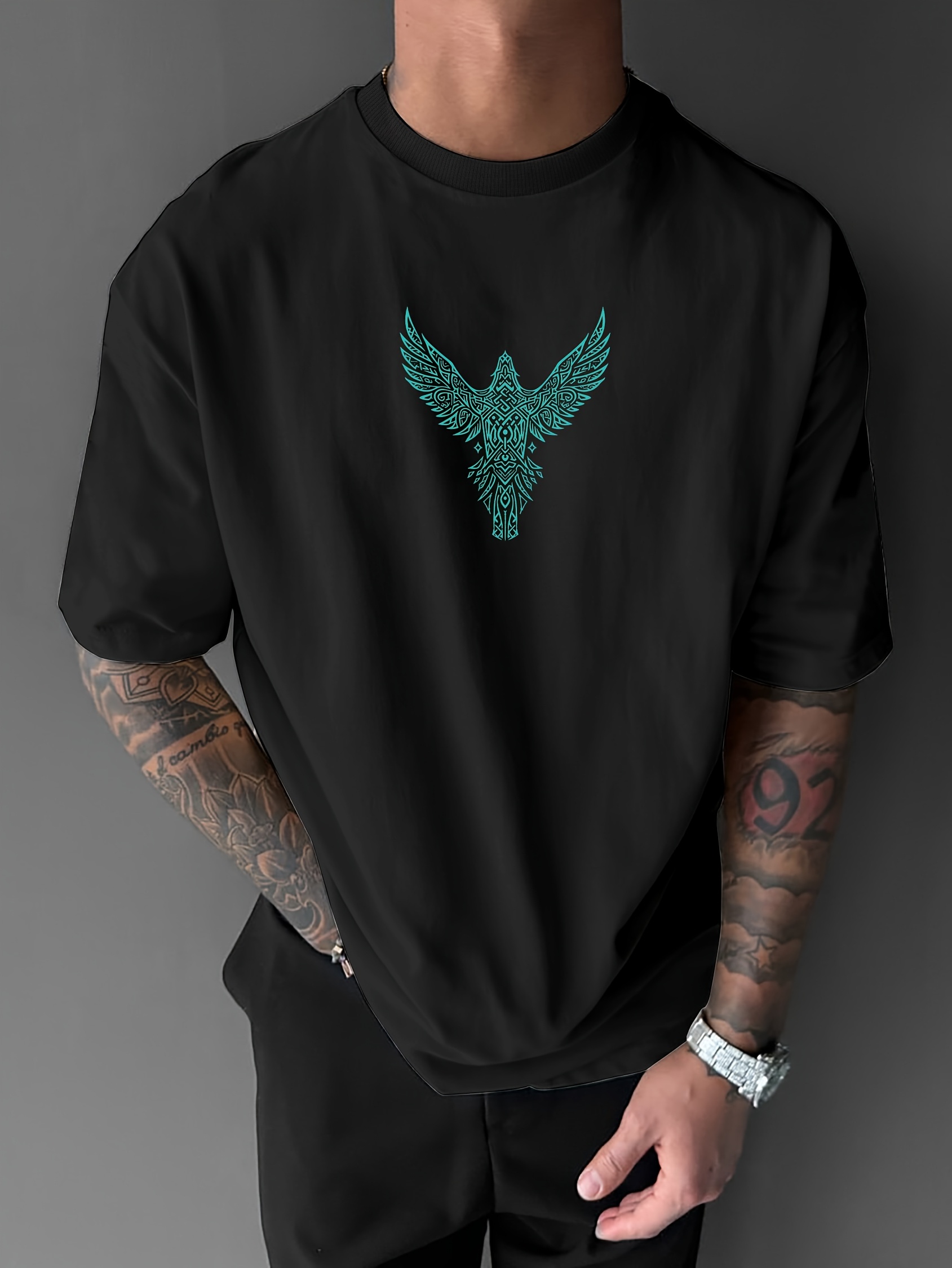 Norse Viking Raven and Rune Pr - Summer Viking Clothing recensione e prezzo