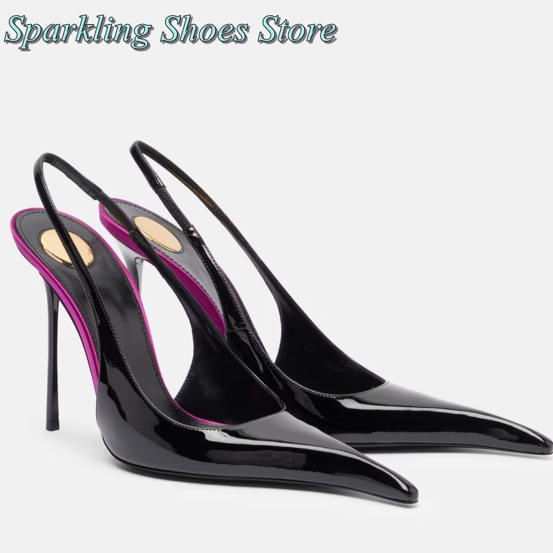 New Black Patent High Heels Pa - Summer Clothing Sale Women recensione e prezzo