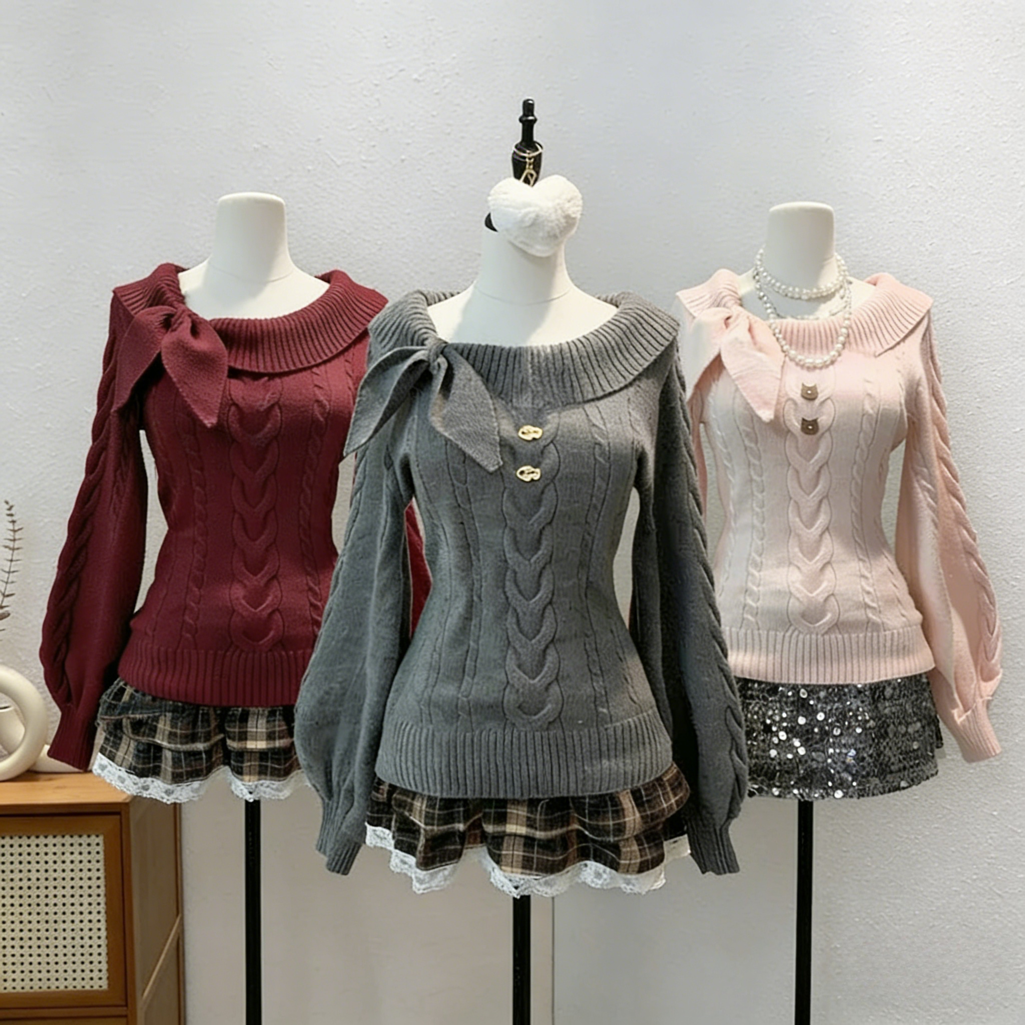 Y2K Korean Sweaters Turn-Down  - Summer Jumper Clothing recensione e prezzo