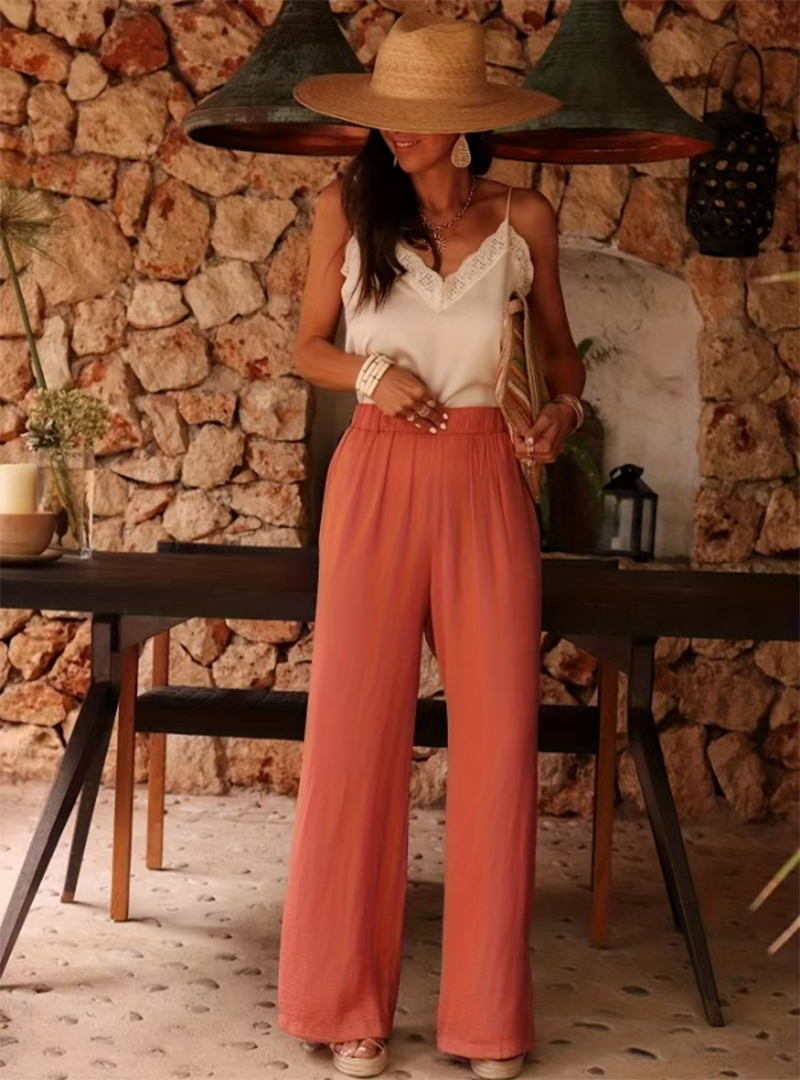 Women's High Waist Paperbag Wa - Palazzo Pant Wide recensione e prezzo