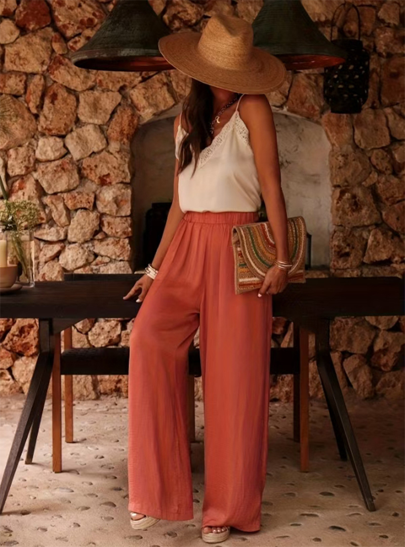 Women's High Waist Paperbag Wa - Palazzo Pant Wide recensione e prezzo