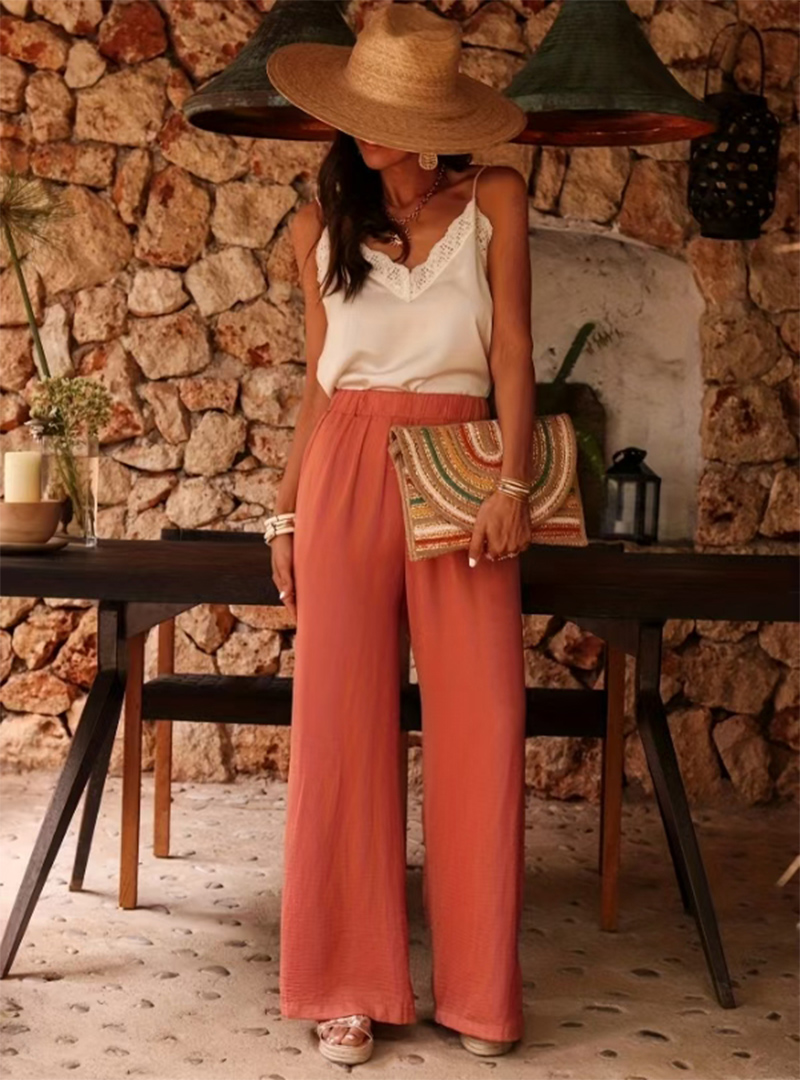 Women's High Waist Paperbag Wa - Palazzo Pant Wide recensione e prezzo