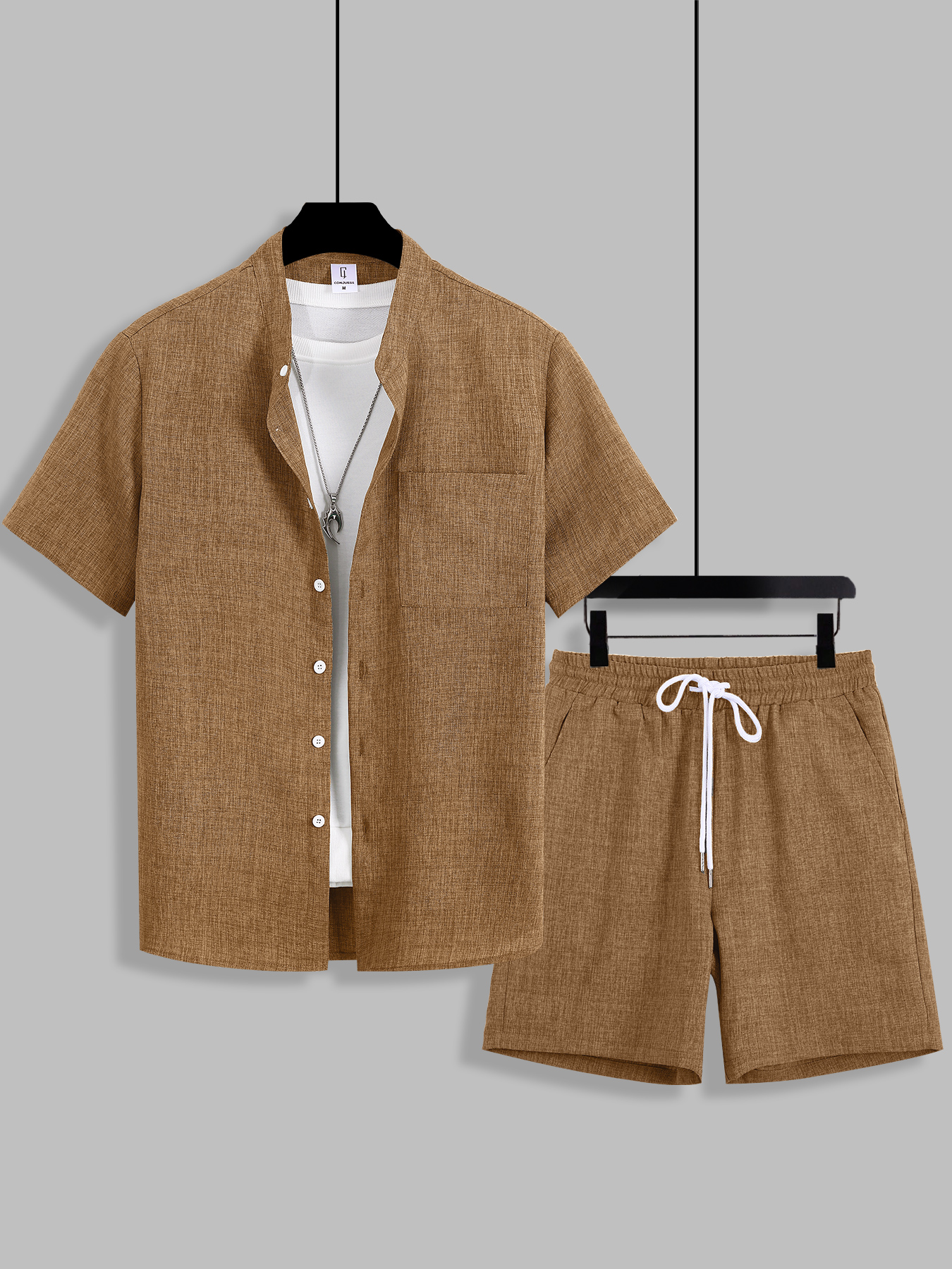 Summer Men's Cotton Linen Text - Summer Clothing Men Linen recensione e prezzo