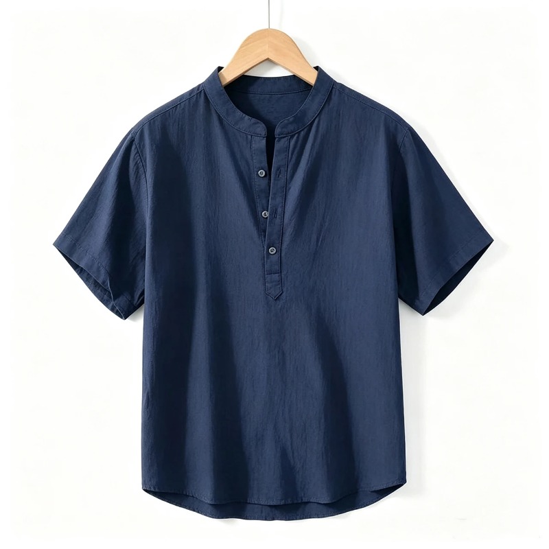 Summer Thin Short-sleeved Shir - Summer Clothing Men Linen recensione e prezzo
