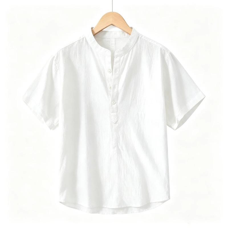 Summer Thin Short-sleeved Shir - Summer Clothing Men Linen recensione e prezzo