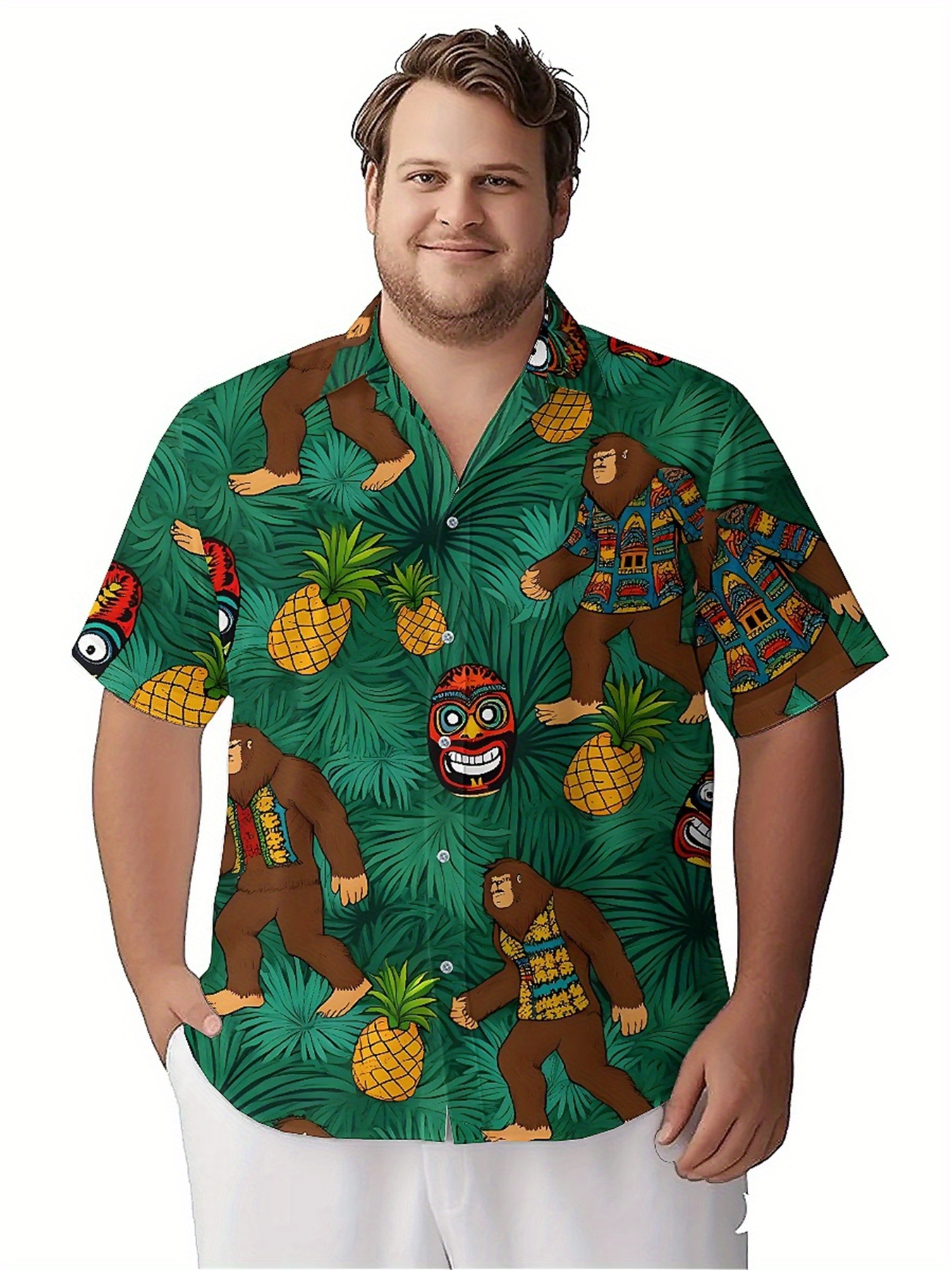 Men's Plus Size Hawaiian Shirt - Summer Clothing Patterns recensione e prezzo