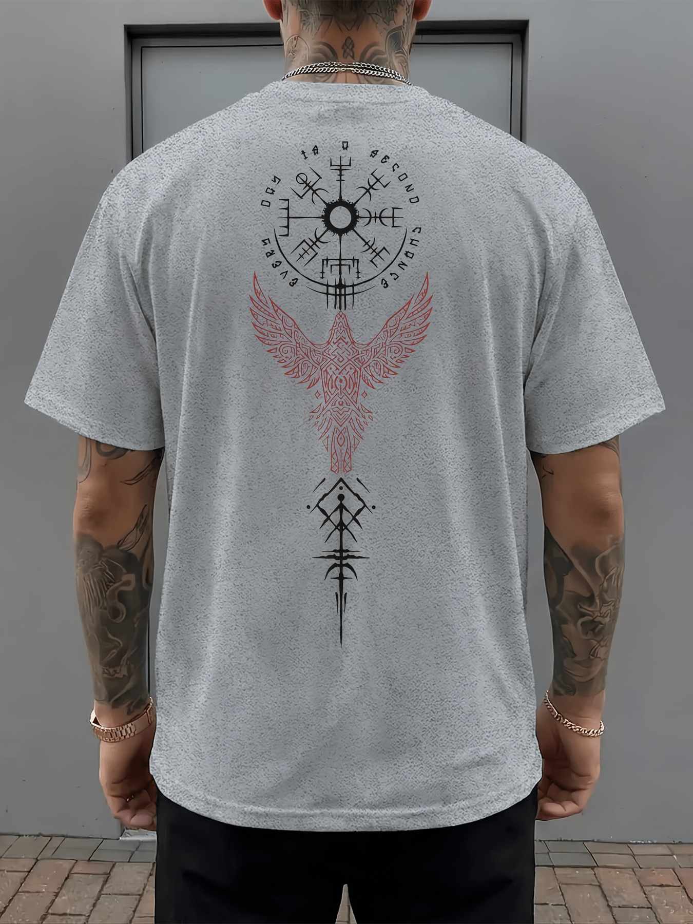 Men's 100% Cotton Short Sleeve - Summer Viking Clothing recensione e prezzo