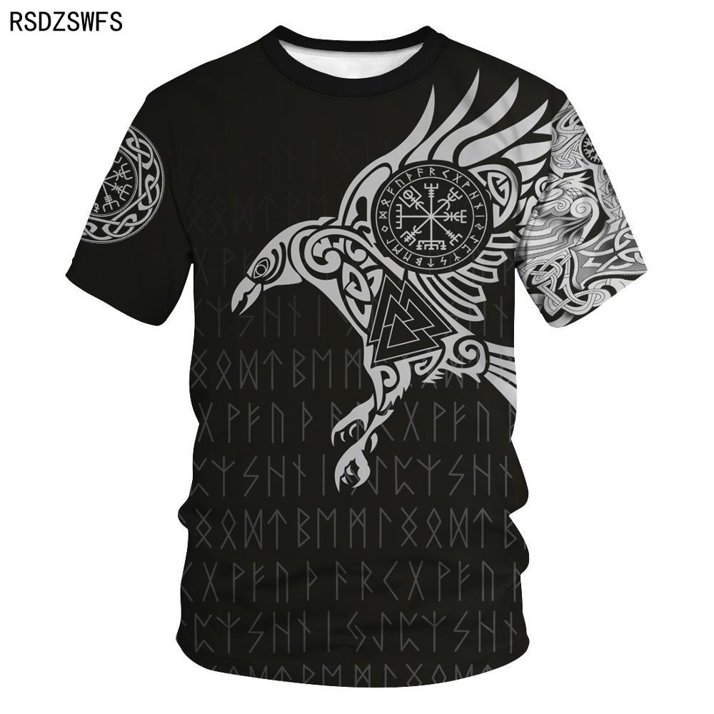 3D Fashion Viking Tattoo Men's - Summer Viking Clothing recensione e prezzo