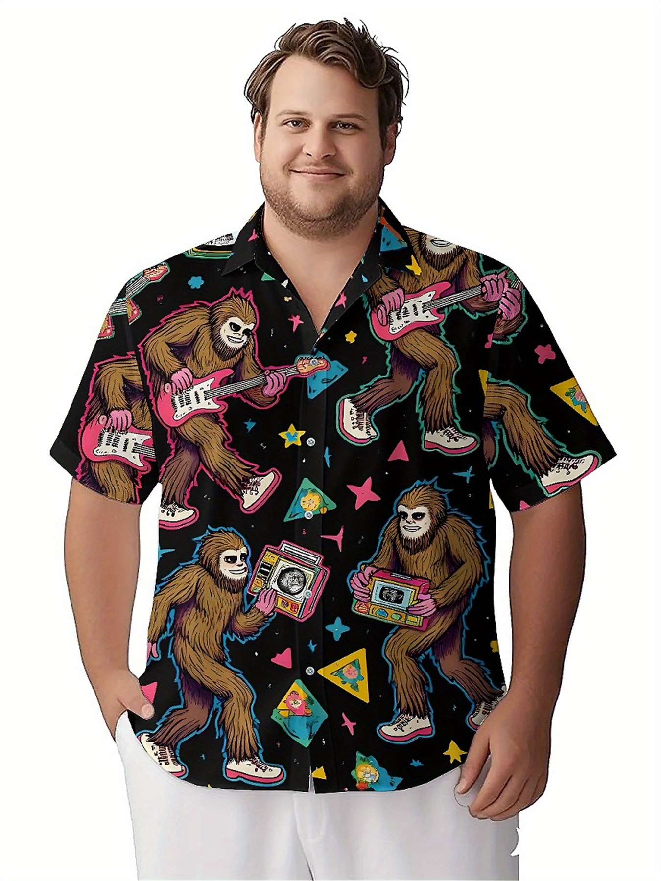 Men's Plus Size Hawaiian Shirt - Summer Clothing Patterns recensione e prezzo