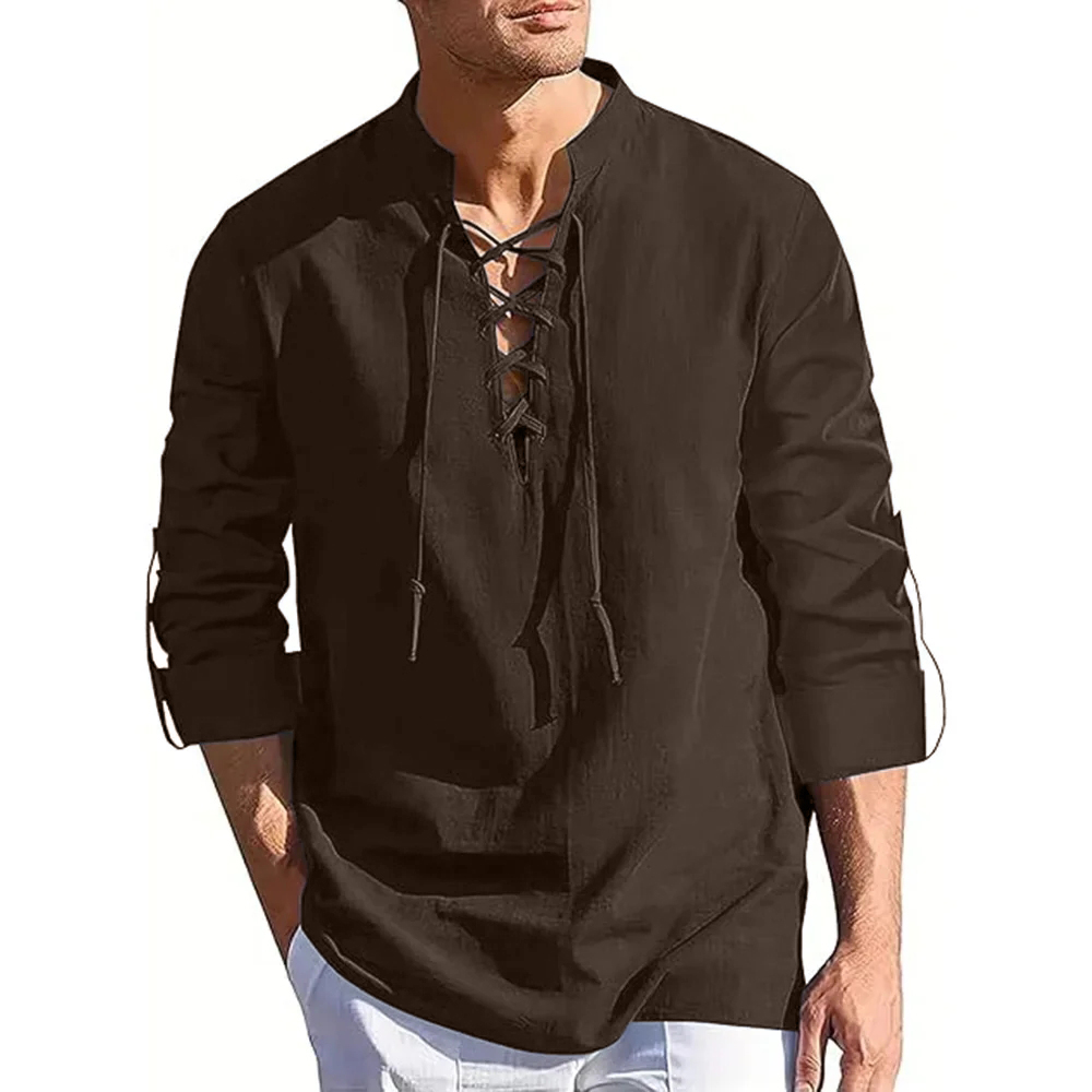 Men's Renaissance Shirt Pirate - Summer Viking Clothing recensione e prezzo