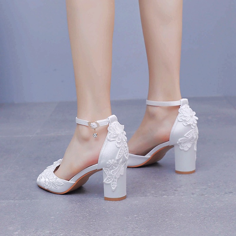 Women White Silk High Heels Su - Summer Clothing Sale Women recensione e prezzo