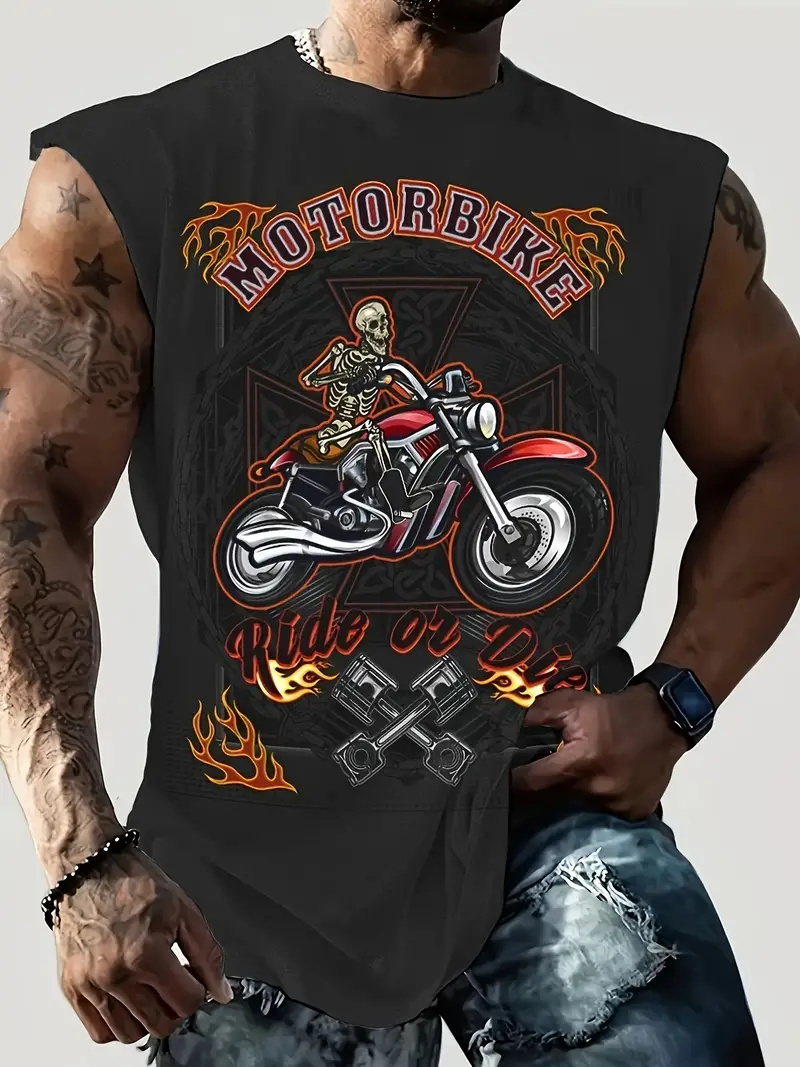 Summer New Men's Vest T-shirt  - Summer Viking Clothing recensione e prezzo