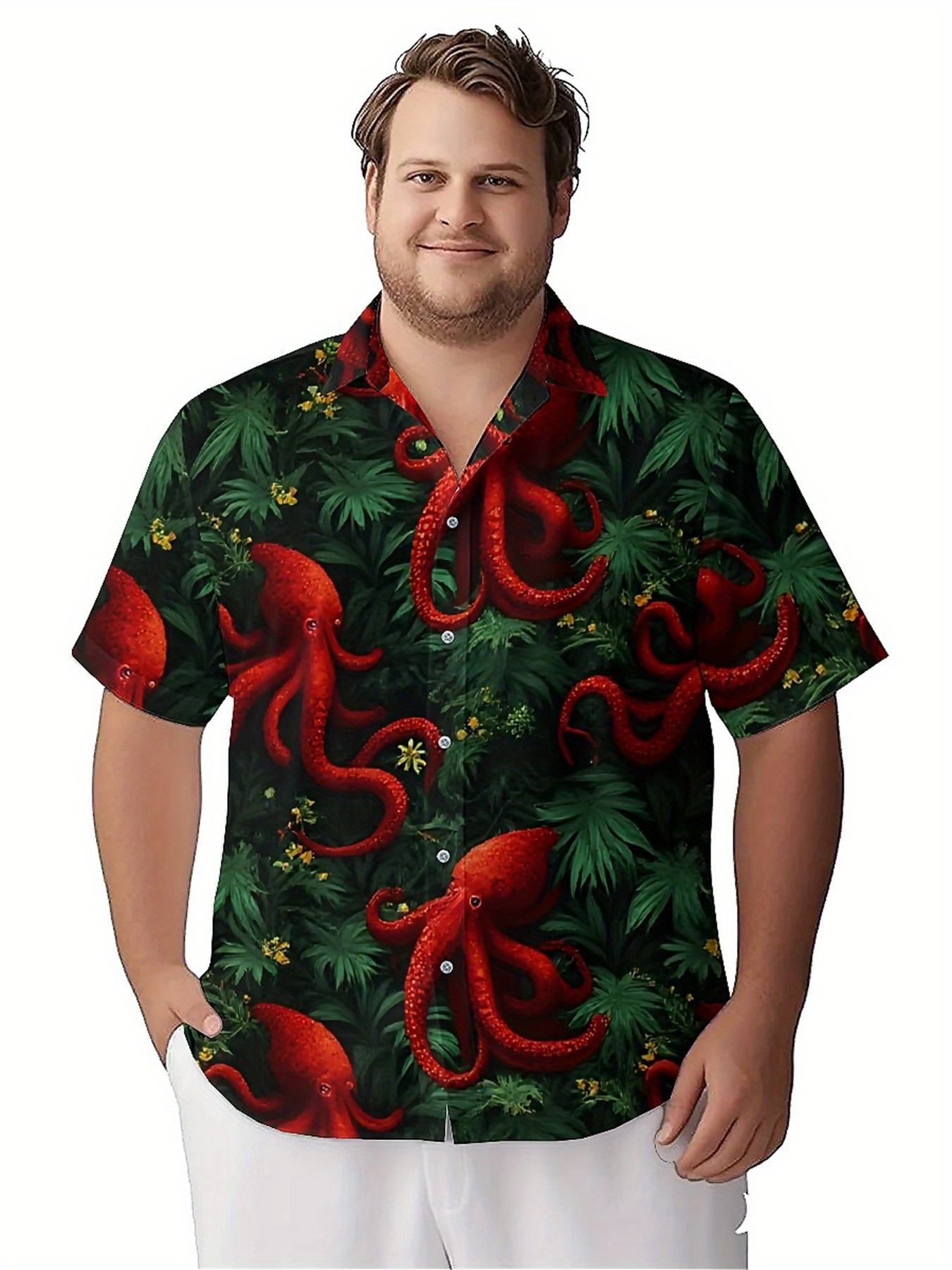 Men's Plus Size Hawaiian Shirt - Summer Clothing Patterns recensione e prezzo