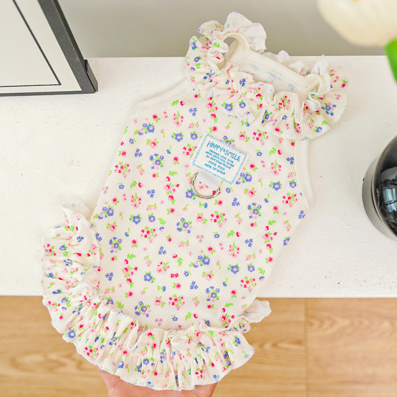 Fashion Floral Dog Dress Dog S - Summer Loving Clothing recensione e prezzo