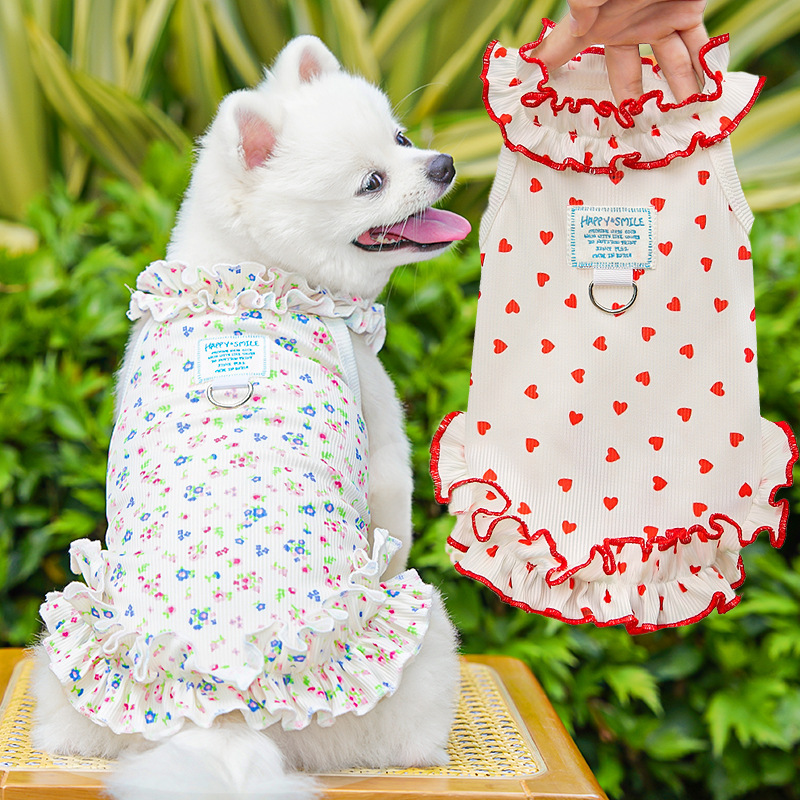 Fashion Floral Dog Dress Dog S - Summer Loving Clothing recensione e prezzo