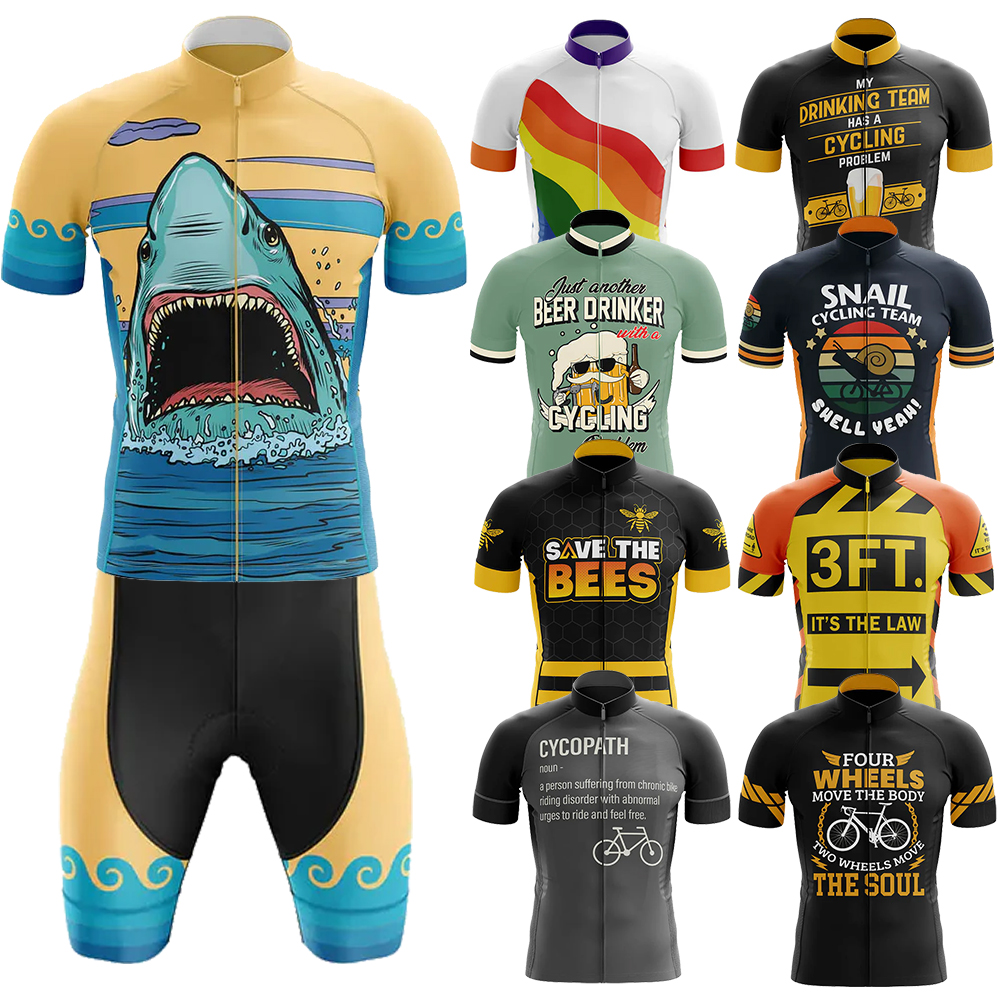 Shark Cycling Team Clothes Mtb - Summer Jumper Clothing recensione e prezzo