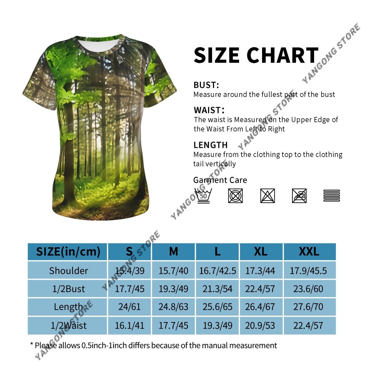 Womens Short Sleeve Panoramic  - Summer Rays Clothing recensione e prezzo