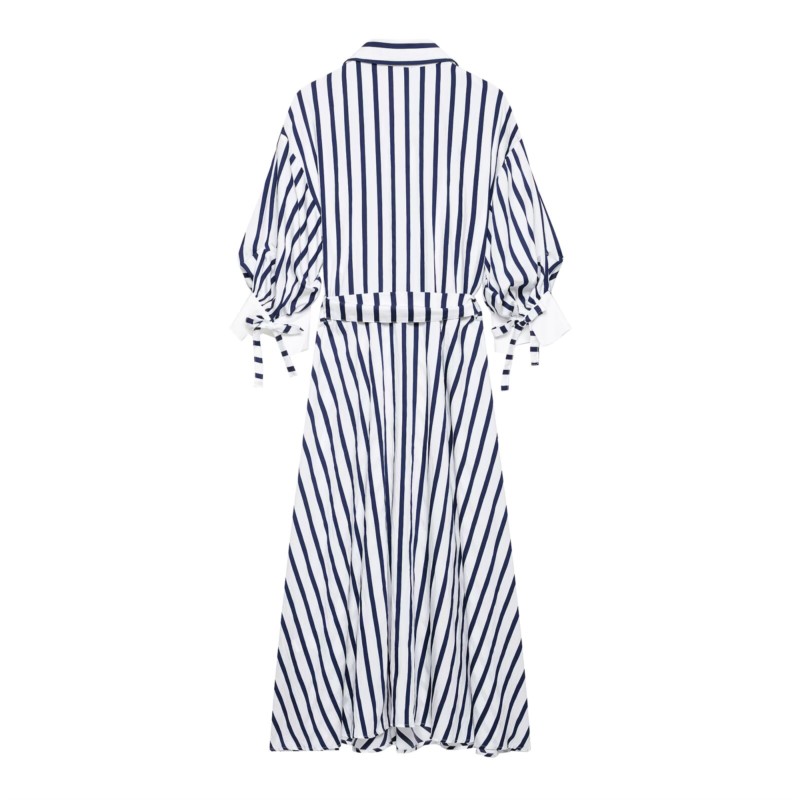 Women's Striped Long Dress wit - Summer Clothing H&M recensione e prezzo