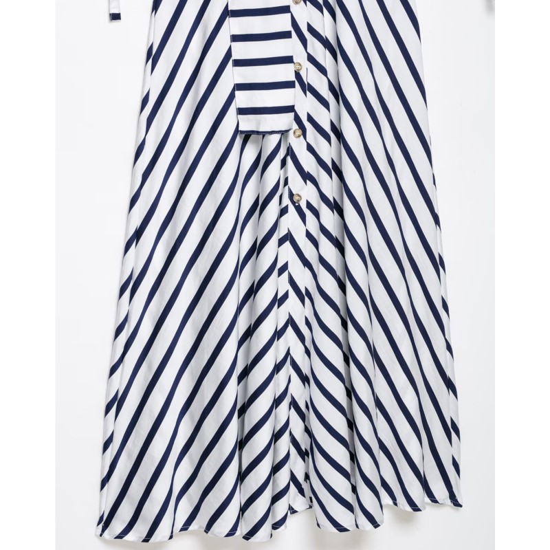 Women's Striped Long Dress wit - Summer Clothing H&M recensione e prezzo