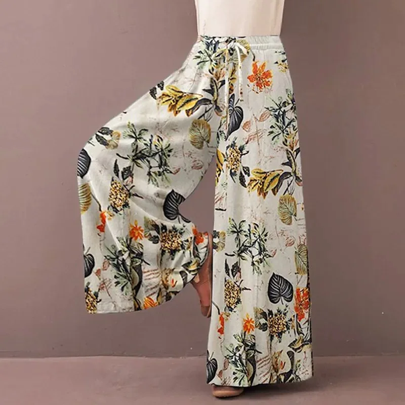Boho Floral Wide Leg Pants Wom - Palazzo Pant Wide recensione e prezzo