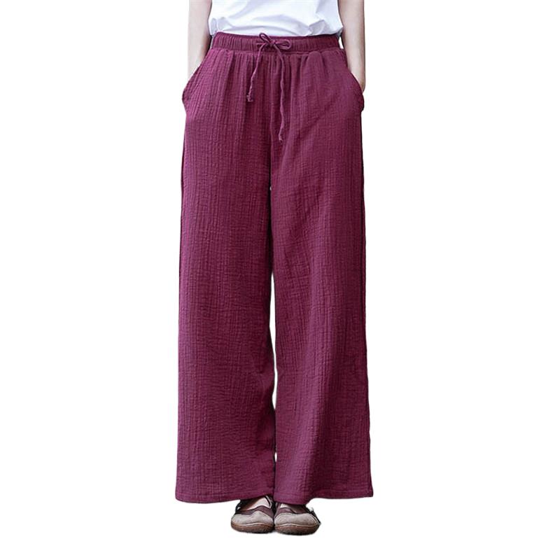 Fashion Lace-up Wide Leg Pants - Palazzo Pant Wide recensione e prezzo