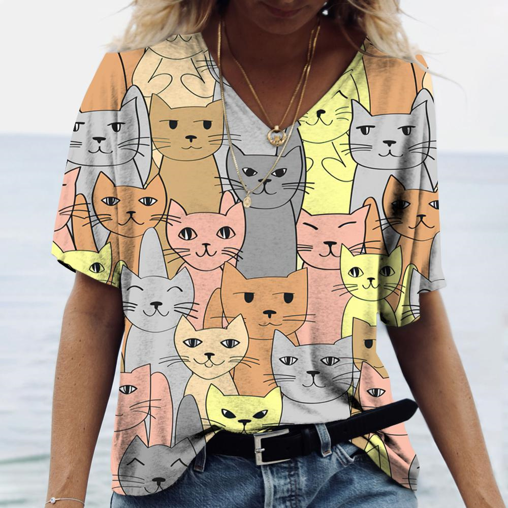 Fashion V-neck Women's T-Shirt - Summer Loving Clothing recensione e prezzo