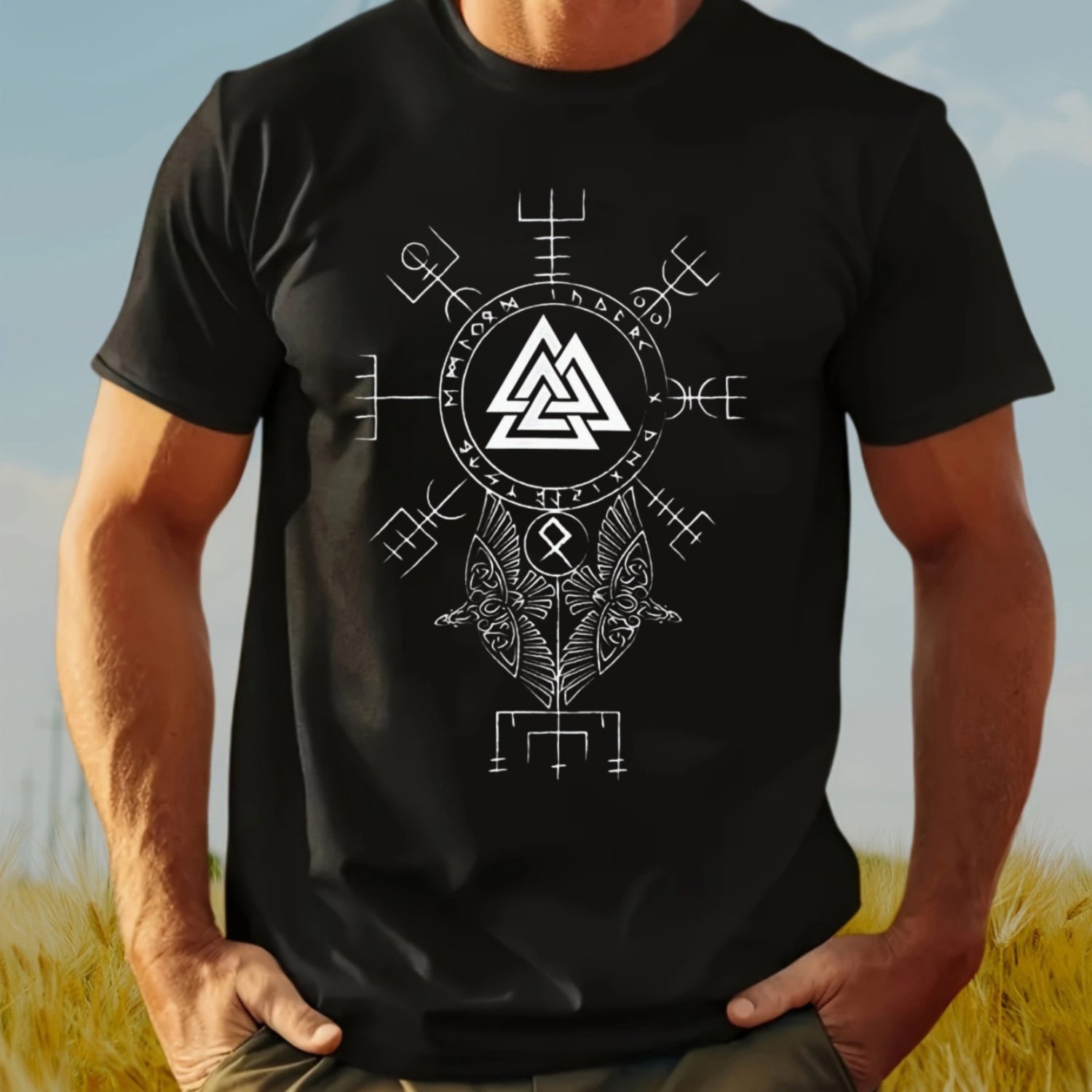 Men Viking Norse Mythology T-S - Summer Viking Clothing recensione e prezzo