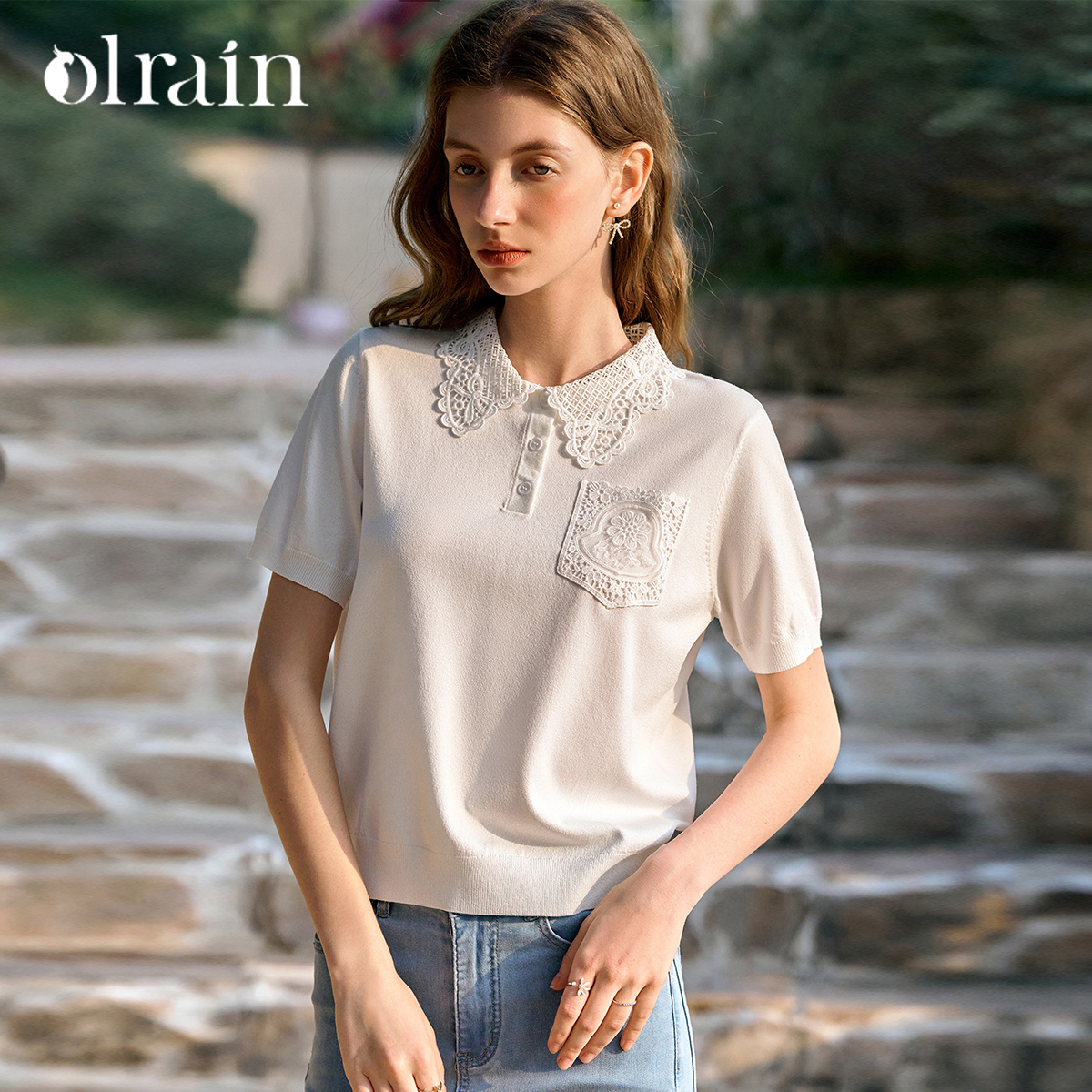 OLrain White Pullover Sweater  - Summer Jumper Clothing recensione e prezzo