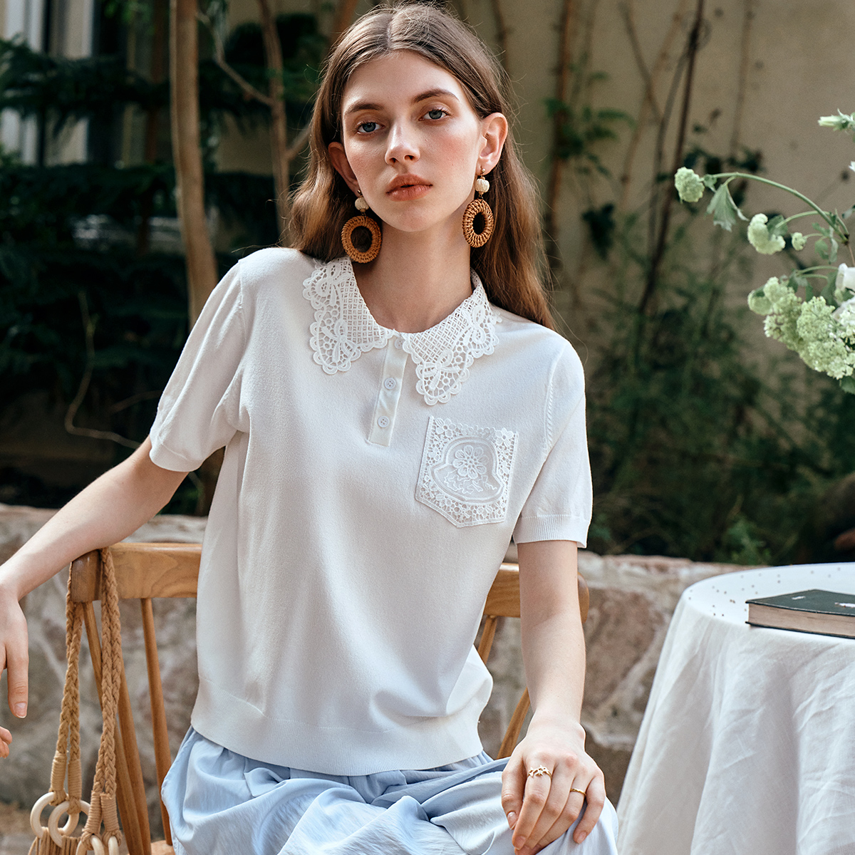 OLrain White Pullover Sweater  - Summer Jumper Clothing recensione e prezzo