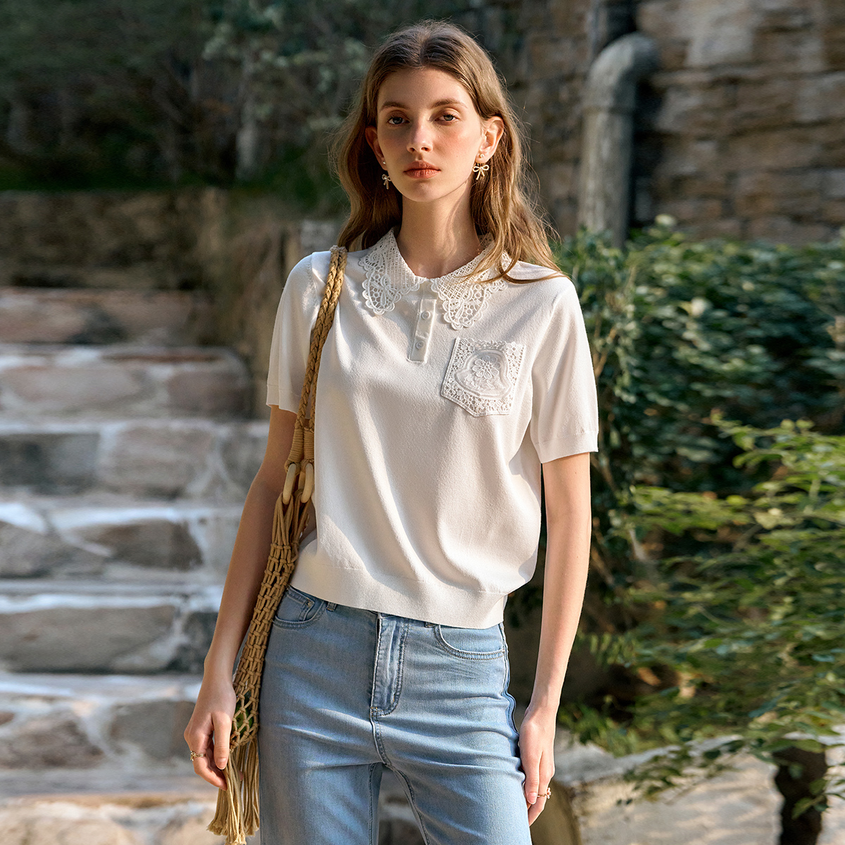 OLrain White Pullover Sweater  - Summer Jumper Clothing recensione e prezzo