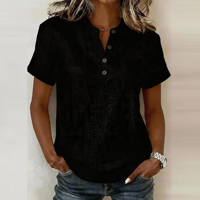 Summer Short Sleeve Basic Blou - Summer Clothing Men Linen recensione e prezzo