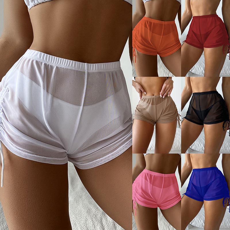 Transparent Sexy Beach Shorts  - Swim Cover Up Mesh recensione e prezzo