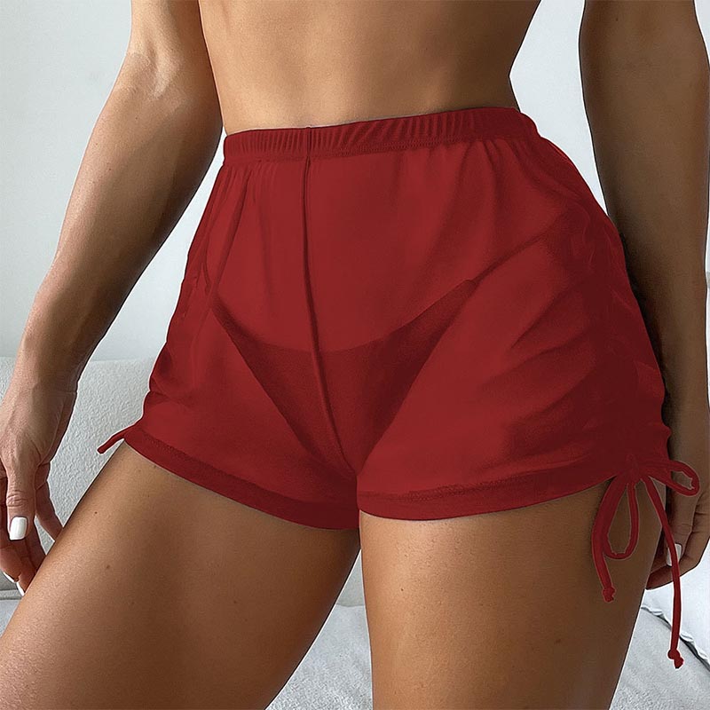 Transparent Sexy Beach Shorts  - Swim Cover Up Mesh recensione e prezzo