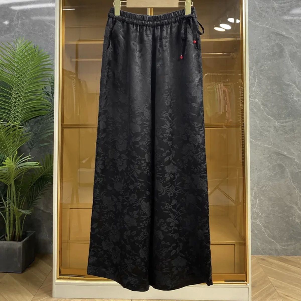 Elegant Chinese Style Jacquard - Palazzo Pant Wide recensione e prezzo
