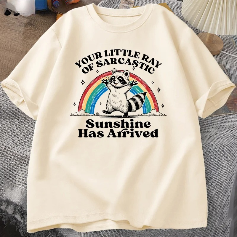 Funny Sarcastic Raccoon Printe - Summer Rays Clothing recensione e prezzo