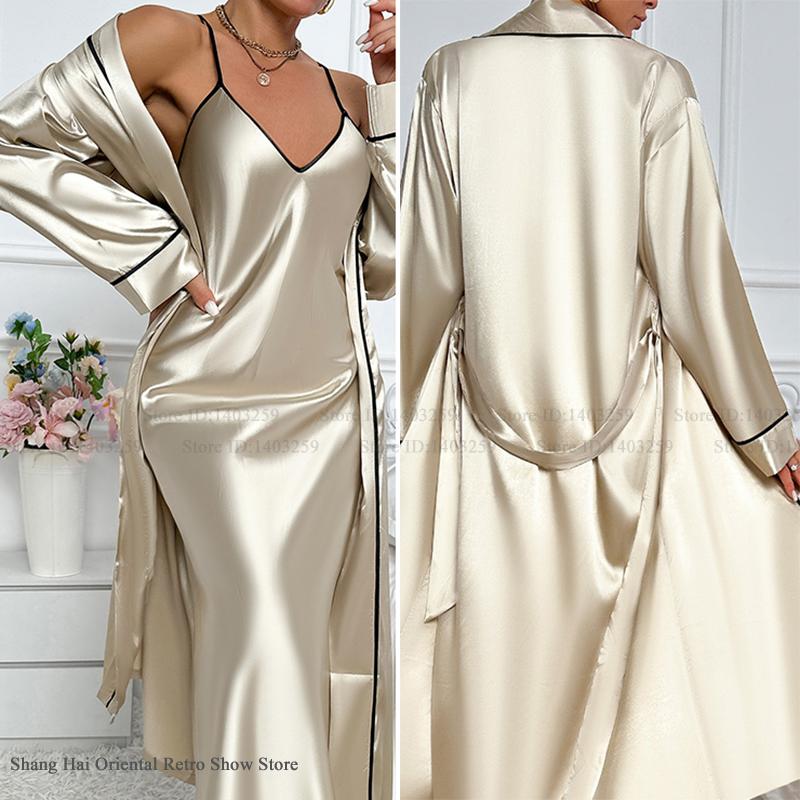 Sexy Long Twinset Robe Set Che - Summer Nights Clothing recensione e prezzo
