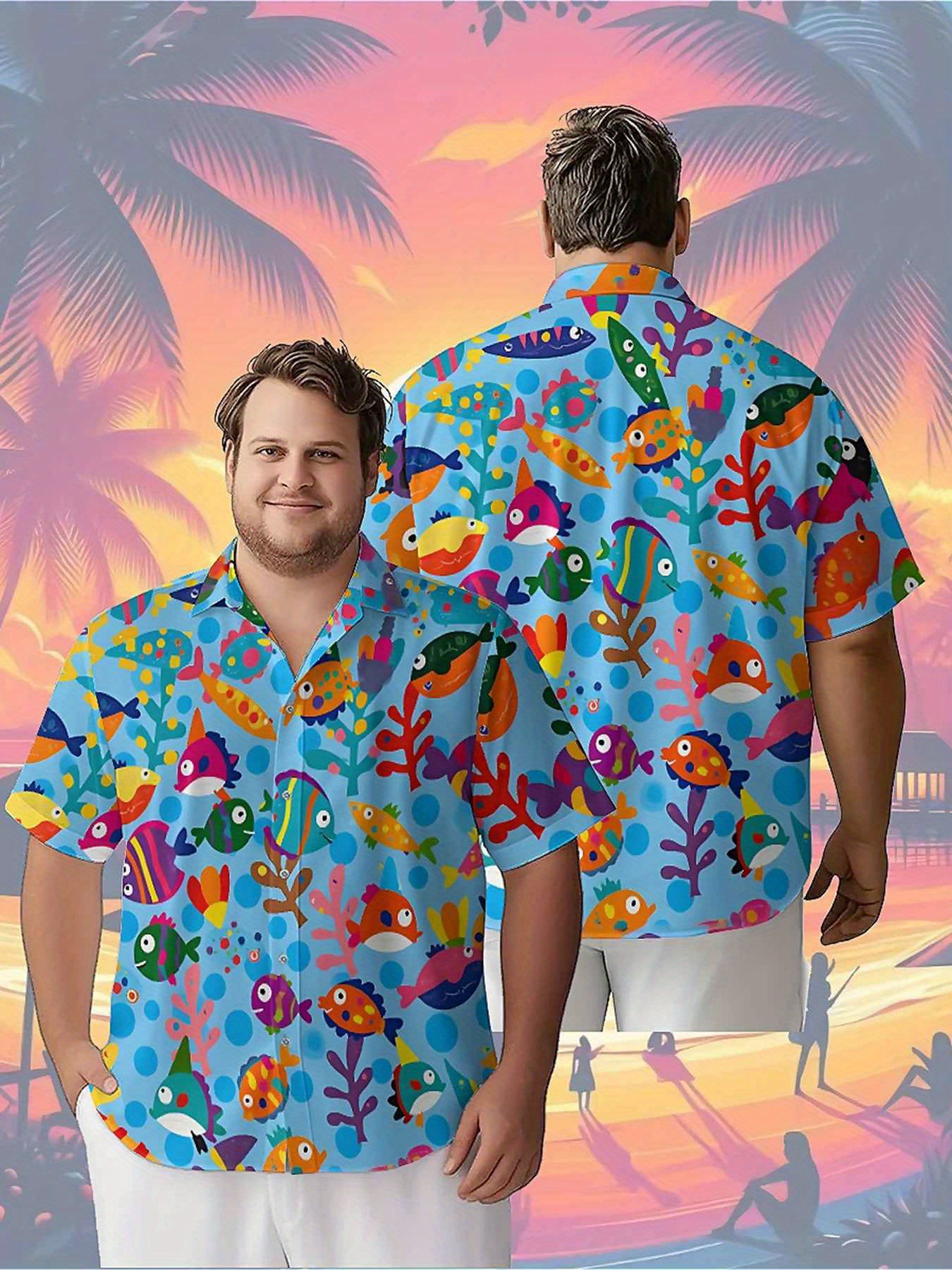 Men's Plus Size Hawaiian Shirt - Summer Clothing Patterns recensione e prezzo