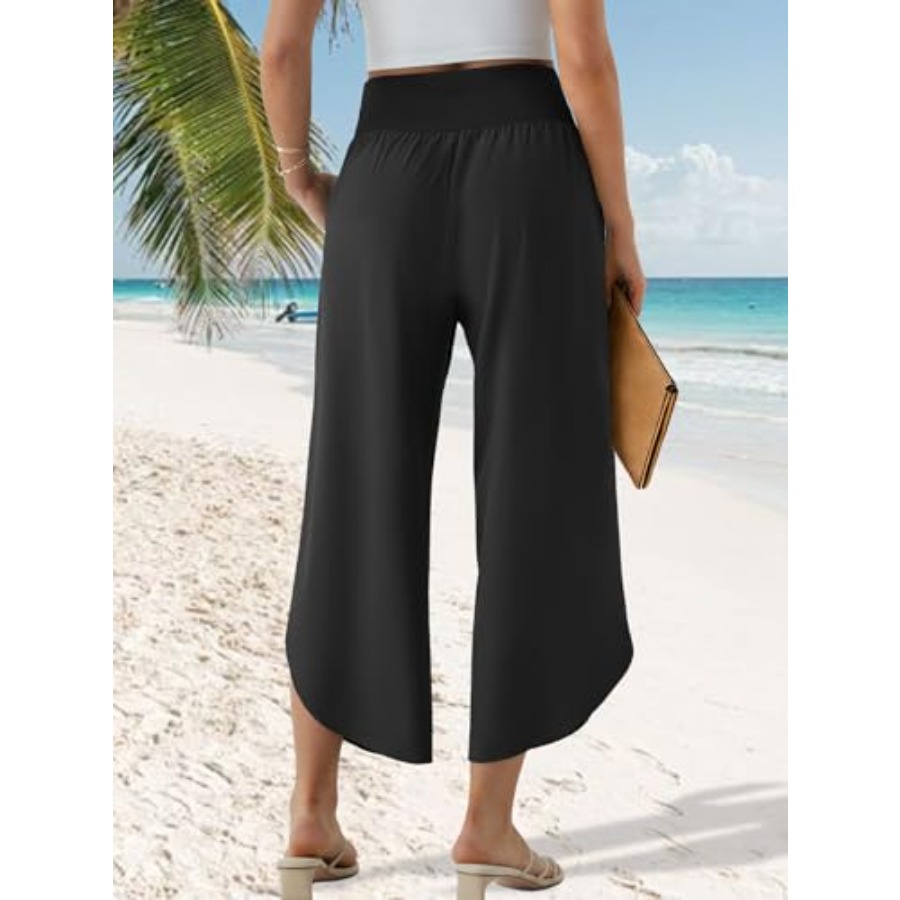 Wide Leg Capri Pants for Women - Palazzo Pant Wide recensione e prezzo