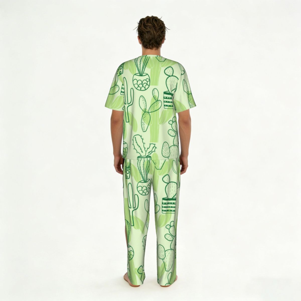 Men Pajamas Suit Short Sleeved - Summer Clothing Patterns recensione e prezzo