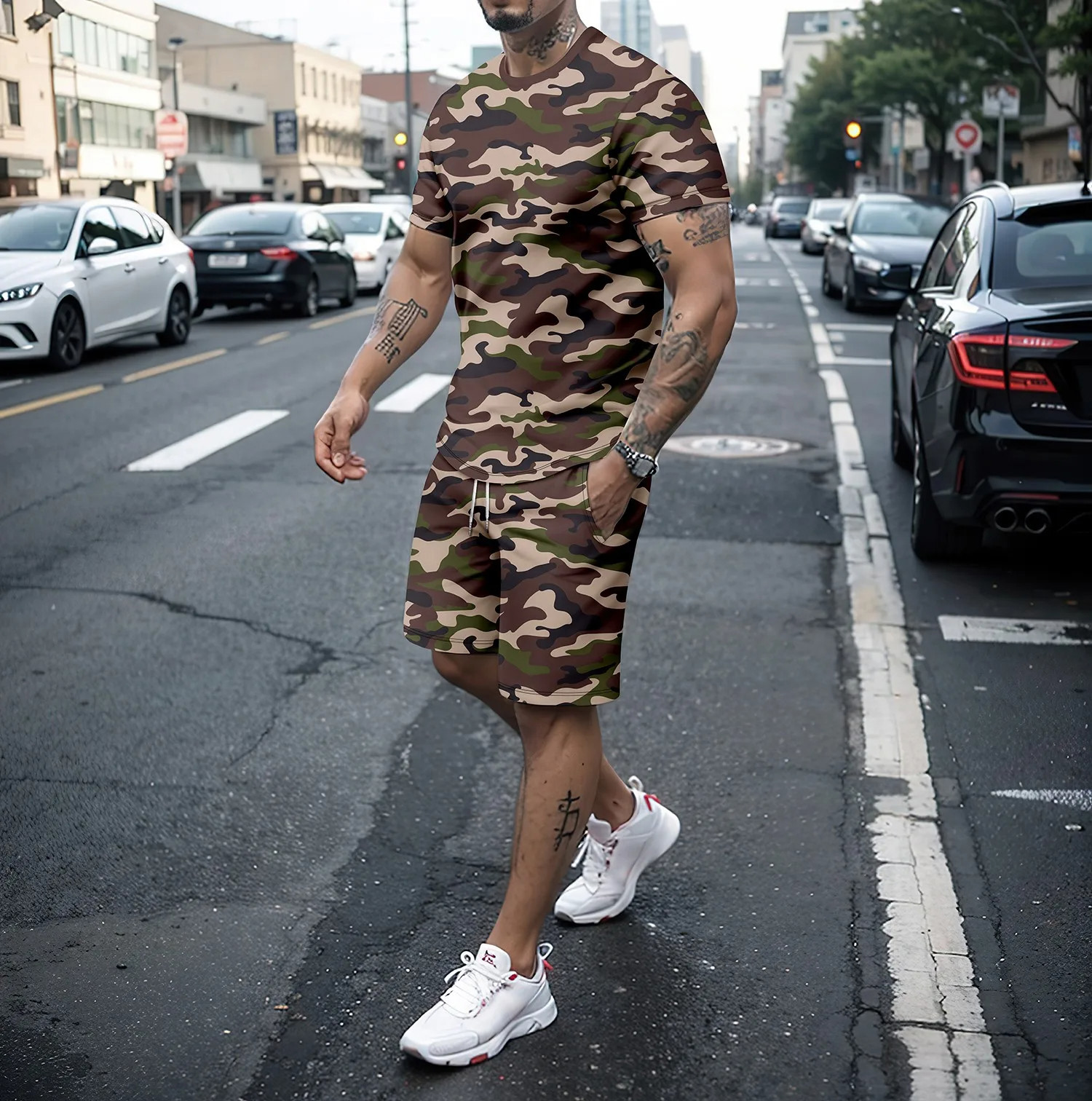 Camouflage Outdoor Tracksuits  - Summer Outdoor Clothing recensione e prezzo