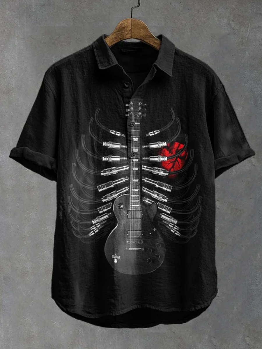 Men's polo shirt octopus print - Summer Clothing Men Linen recensione e prezzo