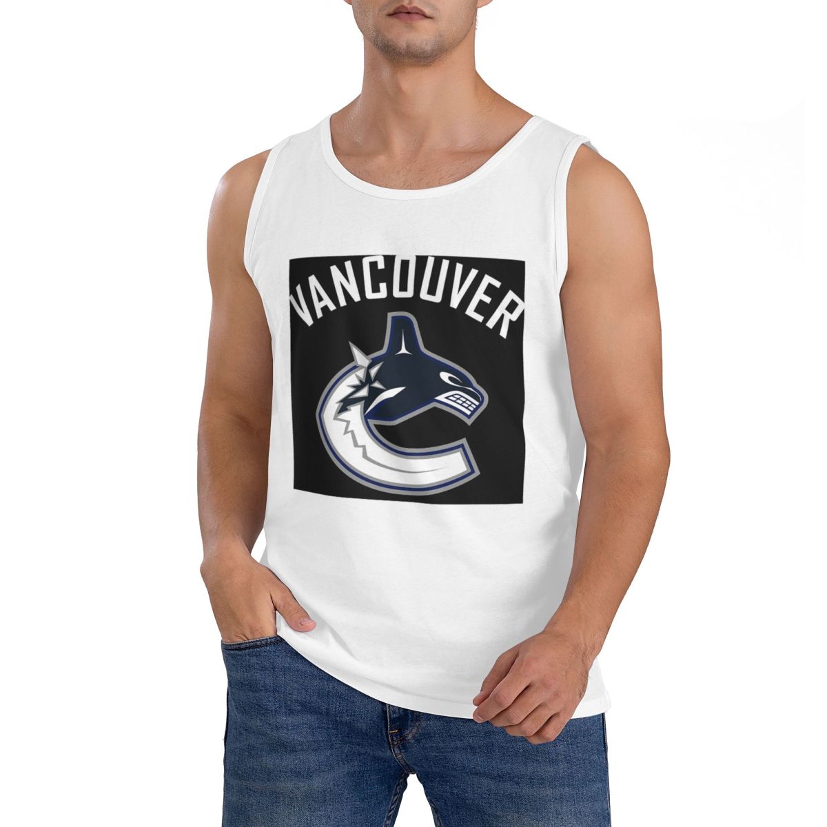 100% Cotton Vancouver Hockey C - Summer Clothing Essentials Men recensione e prezzo