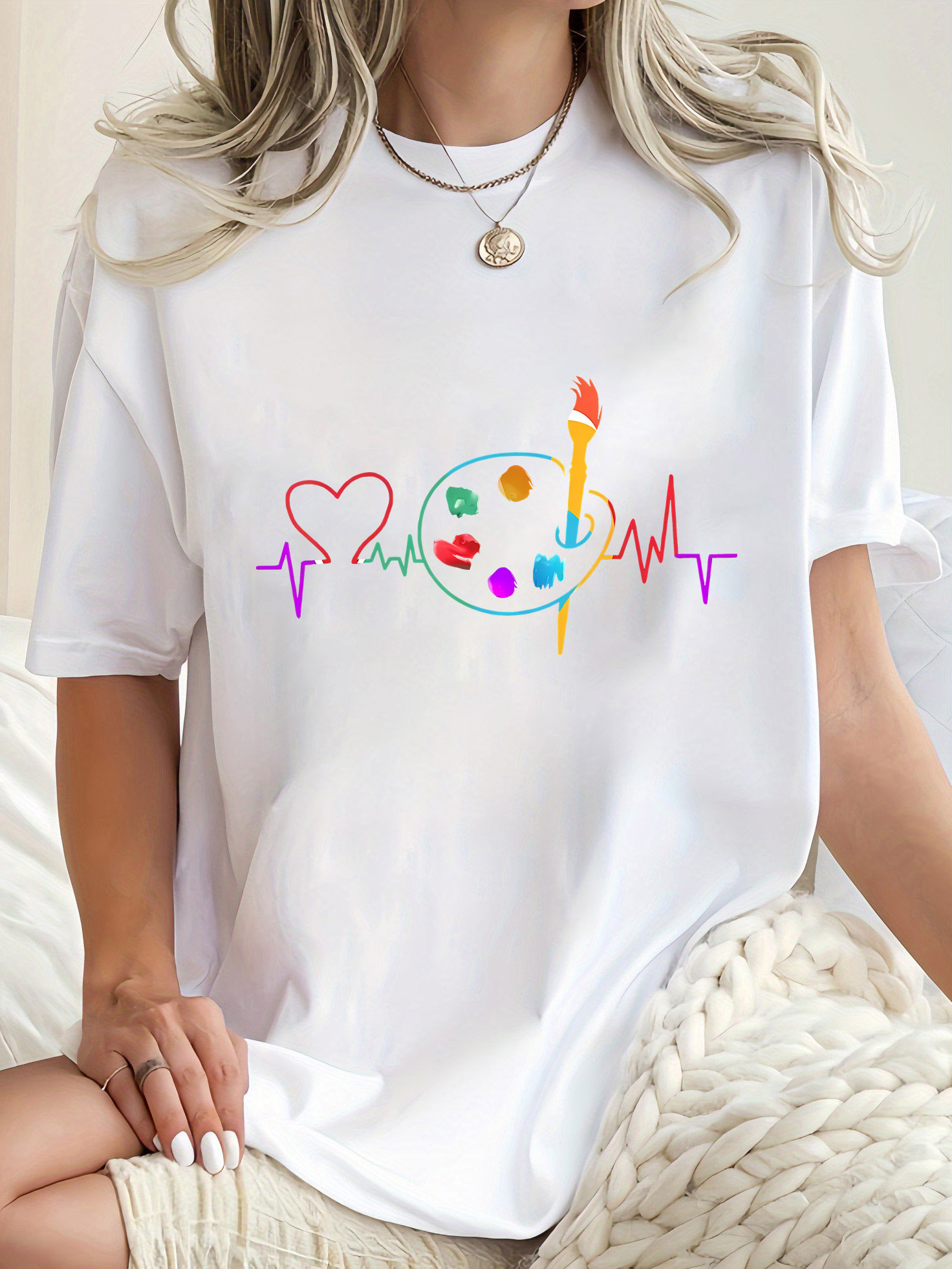 Colorful Geometric Women's Cas - Summer Clothing Palette recensione e prezzo