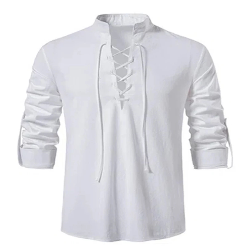 2023 New Men's V-neck shirt T- - Summer Viking Clothing recensione e prezzo